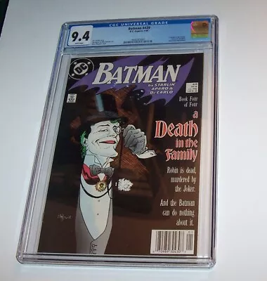 Buy Batman #429 - DC 1989 Copper Age Issue - CGC NM 9.4 - Joker Cover And Issue • 51.39£
