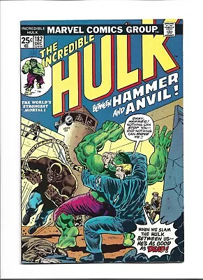 Buy The Incredible Hulk #182 (Dec. 1974, Marvel) FN+ (6.5) Wolverine Cameo !!!!!!!! • 119.15£