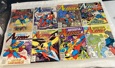Buy Action Comics #583-590 (8) Comics Clean White Covers White /off White Pages • 24.98£