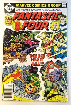 Buy Fantastic Four #183 Marvel Comics 1977 VF+ 8.5 George Perez Cover COMBINED SHIP • 8.82£