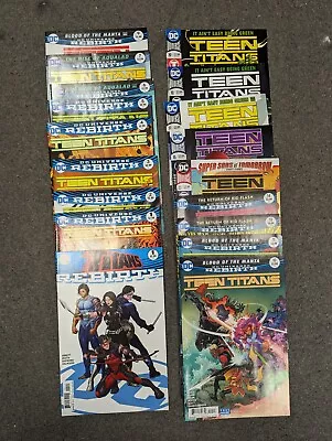 Buy 18x Teen Titans #1 2 3 4 5 6 7 9 & 10 More DC Rebirth Bundle Job Lot • 20£