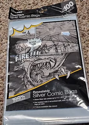 Buy BRAND NEW 100 Pack Ultra Pro Golden Age Resealable Bags Poly Comic Book Covers • 14.15£