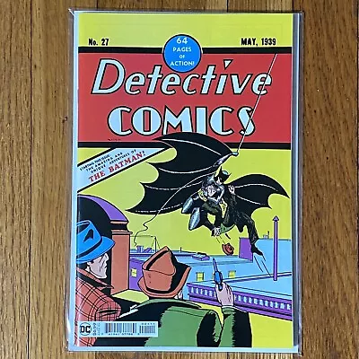 Buy Detective Comics #27 Facsimile Reprint 1st Batman Key NM • 14.47£