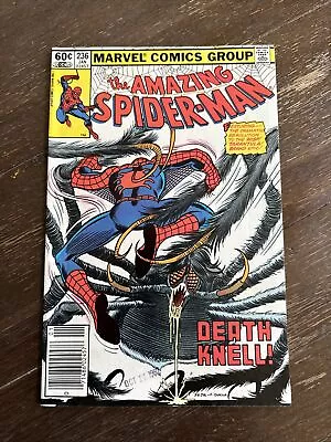 Buy The Amazing Spider-Man #236 Newsstand (Marvel 1983) Death Of Tarantula VF/NM • 23.83£