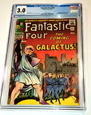 Buy Fantastic Four #48 (1966) 1st App. Silver Surfer & Galactus! Silver Age Key Book • 1,537.43£