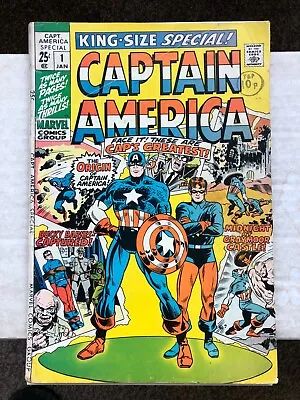 Buy Captain America King Size Special Annual 1 (1971) Jack Kirby Art, Cents • 17.99£