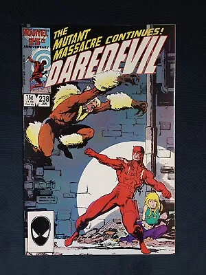 Buy DAREDEVIL #238 (1987) VF/NM Mutant Massacre Tie-In With Sabretooth Appearance • 6.03£