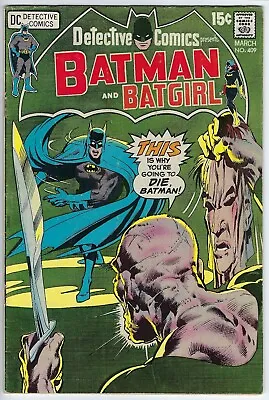 Buy Detective Comics 409 (1971) FN 6.0 Brown/Giacoia Batman Adams/Giordano-c Batgirl • 15.08£