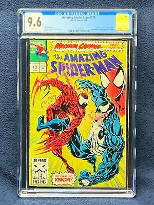 Buy Amazing Spider-Man #378 Vol 1 Comic Book - CGC 9.6 • 55.97£