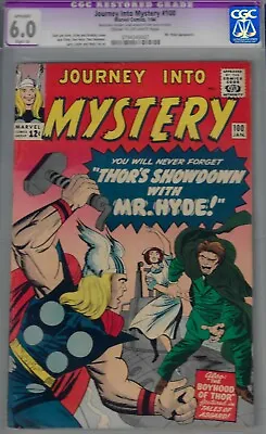 Buy Journey Into Mystery #100 Cgc 6.0-(some Color Touch)-1964 Mr Hyde-marvel • 395£