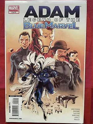 Buy Adam Legend Of The Blue Marvel #2 VF+/NM Marvel Comics 2009 RARE Low Print Run! • 63.96£