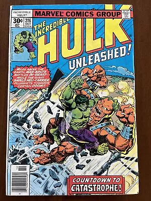 Buy Incredible Hulk #216 (Marvel Comics 177) VG • 2.37£