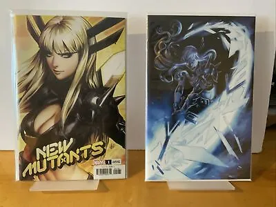 Buy New Mutants #1 And #26 Artgerm And Carnero Variants 1st Print NM • 15.89£