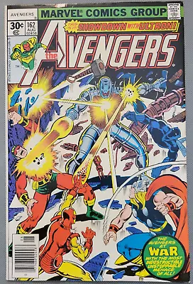 Buy Avengers #162 1977 Newsstand Key Issue 1st App Of Jocasta Ultron Creation *CCC* • 19.99£