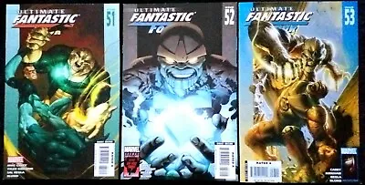 Buy Ultimate Fantastic Four #51-53 *Vs. Ultimate Thanos* 2008 VFNM Marvel Comics  • 8.99£