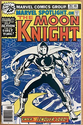 Buy Marvel Spotlight #28 June 1976 1st Solo Moon Knight Story Hot Key 🔥🔑🔥 Cents • 199.99£