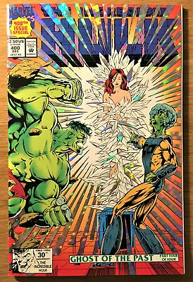 Buy The Incredible HULK #400 December 1992 Foil Cover 64 Pages Near Mint  • 4.95£