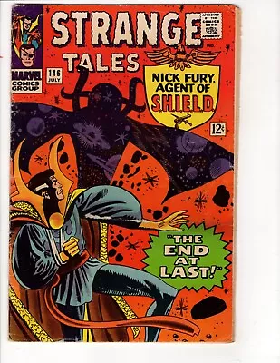 Buy Strange Tales #146  Doctor Strange Silver Age Marvel Comic 1966 • 27.86£