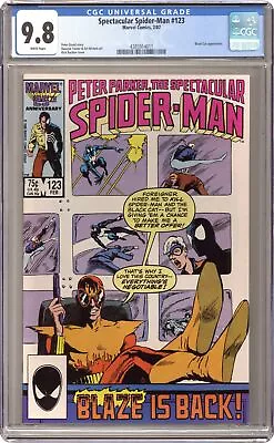 Buy Spectacular Spider-Man Peter Parker #123 CGC 9.8 1987 4385914011 • 83.01£