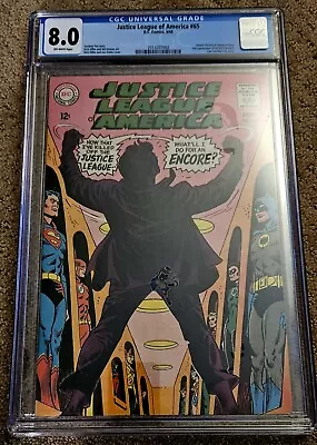 Buy Justice League Of America #65 CGC 8.0 1968  • 71.95£