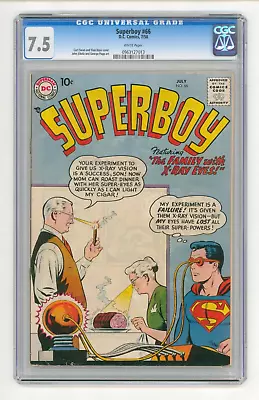 Buy Superboy #66 CGC 7.5 VFN- Oregon Collection With Certificate • 310£