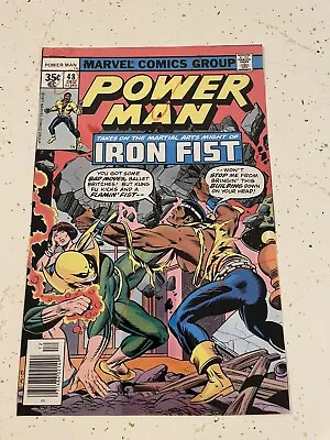 Buy LUKE CAGE POWER MAN #48 COVER ART 4 Color Acetate 1977 IRON FIST KEY ISSUE KANE • 395.30£