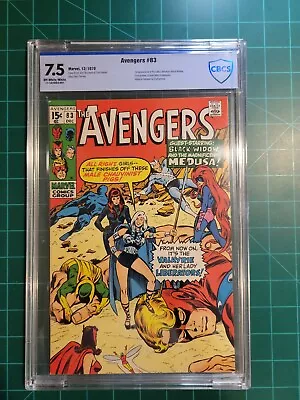 Buy Avengers #83 (CBCS 7.5, VF-) 17-1A10354-001 Off-White/White • 118.59£