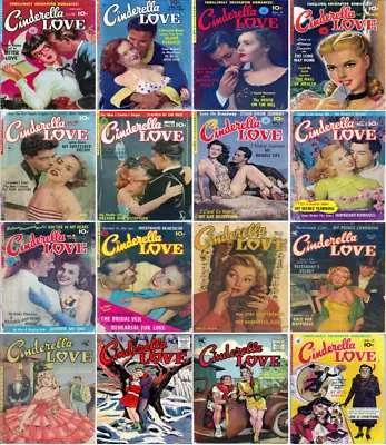 Buy 1951 - 1955 Cinderella Love Comic Book Package - 16 EBooks On CD • 13.01£