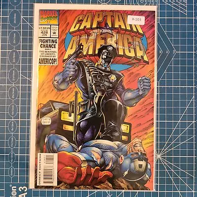 Buy Captain America #428 Vol. 1 8.0+ 1st App Marvel Comic Book X-103 • 2.77£