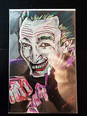 Buy Batman 428 Robin Lives Sketch Cover, The Man Who Laughs By Daniel Crutcher  • 27.98£