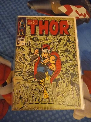 Buy The Mighty Thor 154 Marvel Comics 1968 1st Appearance Of Mangog • 28.77£