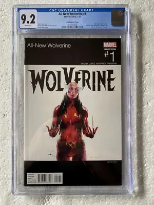 Buy CGC 9.2 All-New Wolverine #1 (Marvel 2016) Grant DMX Hip Hop Variant Cover • 149.99£