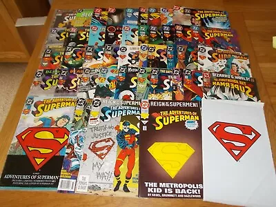 Buy 46 X DC Comics The Adventures Of Superman 500-555  Collection • 19.99£