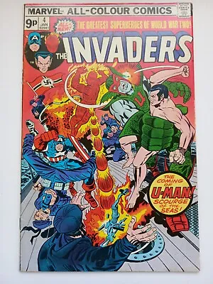 Buy INVADERS #4 (Thomas/Robbins) Marvel 1976 FN+ Pence Edition • 6£
