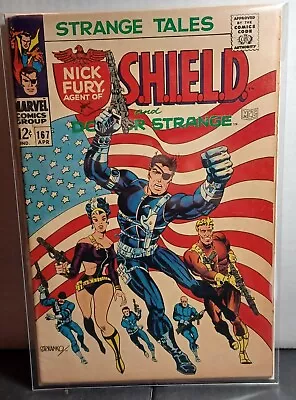 Buy STRANGE TALES #167 (1967 Marvel) CLASSIC STERANKO COVER Nick Fury/ Dr. Strange • 28.15£