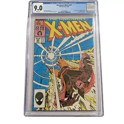 Buy The Uncanny X-Men 221 CGC 9.0 White Pages 🔥1st Mr Sinister (1987) Marvel Comics • 64.24£