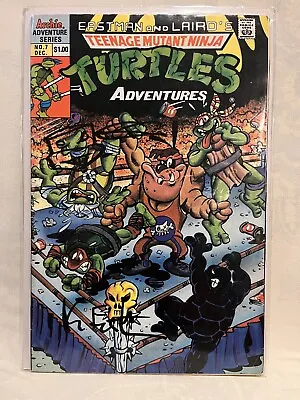 Buy Teenage Mutant Ninja Turtles Adventures #7 Signed & Sketched By Kevin Eastman • 94.65£