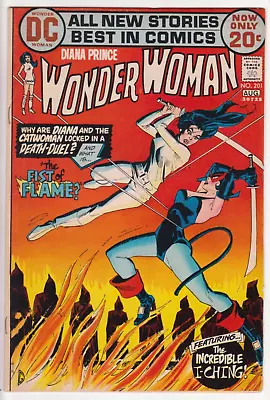 Buy Wonder Woman #201, DC Comics 1972 VF 8.0 Wonder Woman Vs Catwoman! • 39.53£