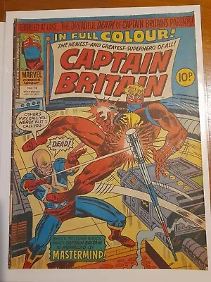 Buy Captain Britain #14 Jan 1977 VGC- 3.5 Mastermind • 6.99£
