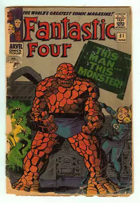 Buy Fantastic Four #51 0.5 // Classic Stan Lee Story Marvel Comics 1966 • 26.82£