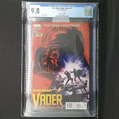 Buy Star Wars Vader Down #1 ComicConBox Variant CGC 9.8 Marvel  • 63.93£