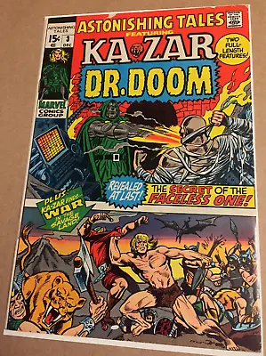 Buy Astonishing Tales 3 (1970) Ka-Zar And Dr Doom 1st App Of Zaladane. Garrok Origin • 8.99£