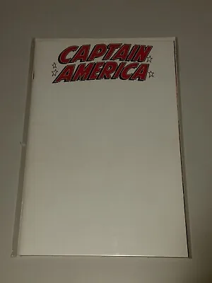 Buy Captain America #700 Blank Variant Nm (9.4 Or Better) Marvel Comics June 2018 • 9.99£
