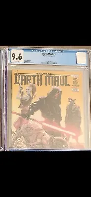 Buy Star Wars Darth Maul 3 CGC 9.6 Cad Bane Albuquerque Cover Marvel 2017  • 39.52£