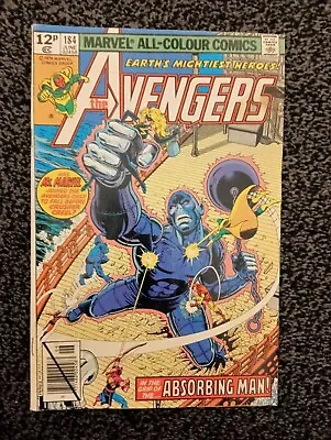 Buy Avengers #184 In The Grip Of The Absorbing Man! June 1979 Marvel Comic Book • 4.99£
