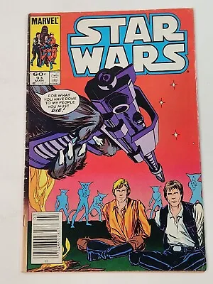Buy Star Wars 93 NEWSSTAND Marvel Comics Copper Age 1985 • 15.98£