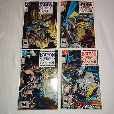 Buy Batman #417 #418 #419 #420 - DC 1988 - 4 Part Ten Nights Of The Beast - KGBeast • 24.99£