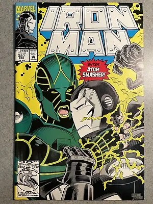 Buy Iron Man #287 (1992) Key! 1st Appearance Of Atom-smasher Marvel Comics • 3.17£