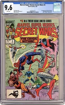 Buy Marvel Super Heroes Secret Wars #3D CGC 9.6 1984 4064404015 • 86.97£