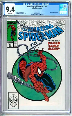 Buy Amazing Spider-Man 301 CGC Graded 9.4 NM Marvel Comics 1988 • 158.08£